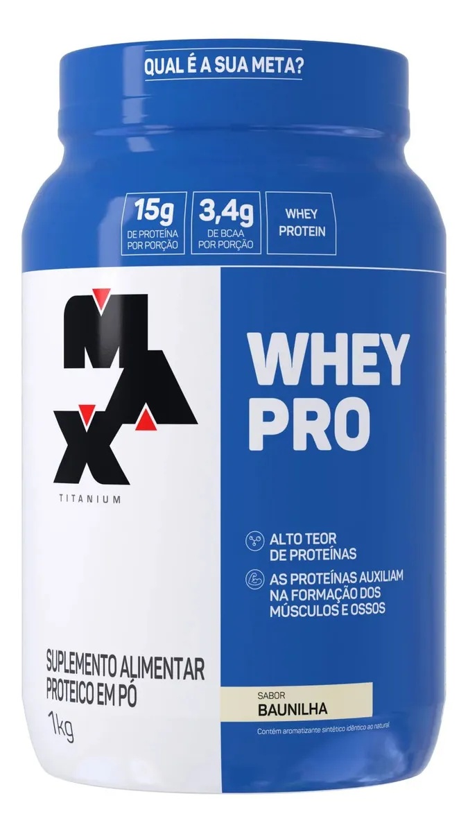 Whey Pro Max Titanium Baunilha