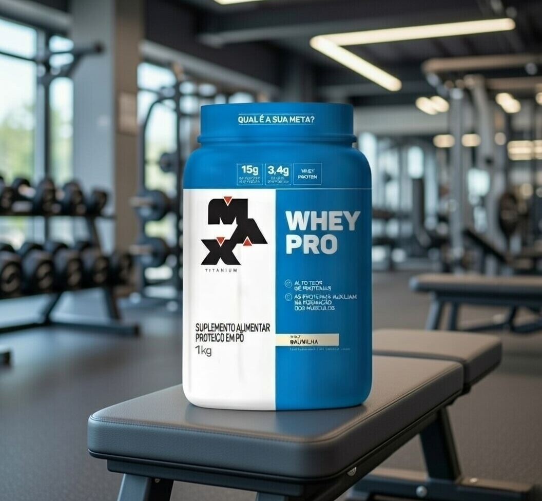 Whey Pro Max Titanium Baunilha 900g: Vale a Pena?