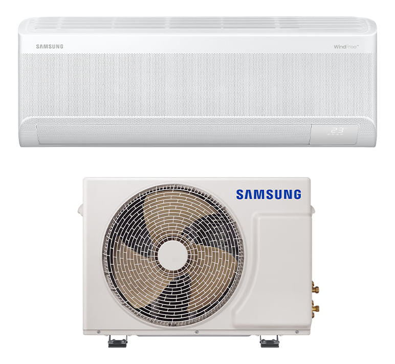 Ar-condicionado Split Samsung Inverter Windfree Ai 12.000 Btus Frio Sem Vento Ar12dyfaawknaz Branco 220v