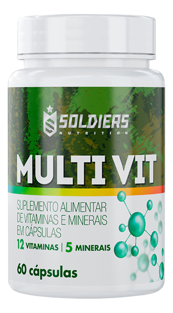 Multivitamínico 12 Vitaminas 5 Minerais Soldiers Nutrition: Guia Completo para Energia, Imunidade e Bem-estar