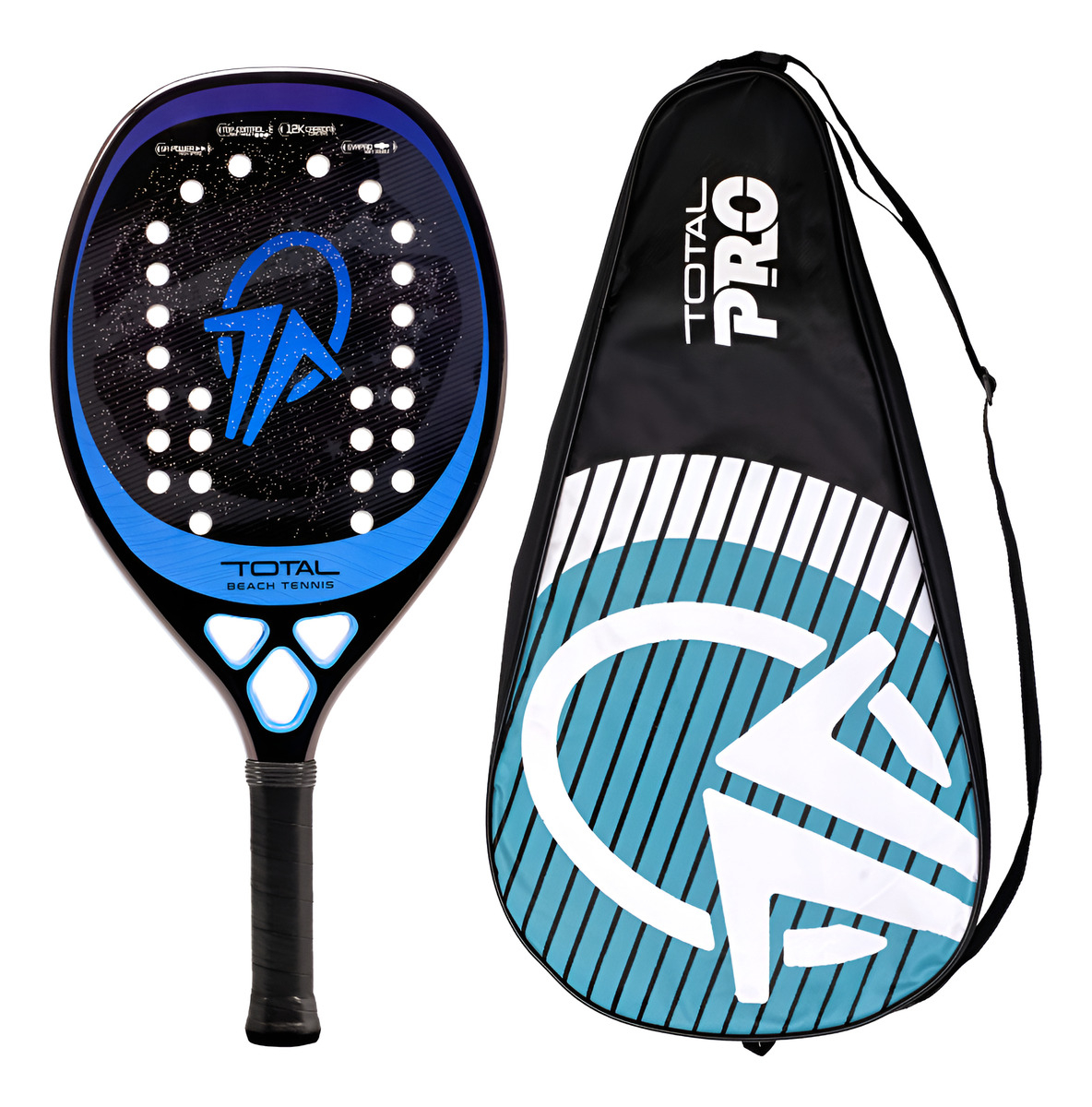 Raquete Beach Tennis Total Pro Carbono 12k: Vale a Pena?