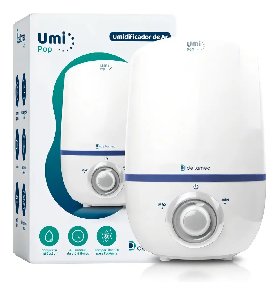Umidificador de Ar Dellamed Umi Pop Health 2,3L: Review Completo